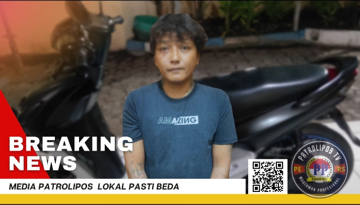 Kunci Kontak Tertinggal, Warga Blora Gondol Sepeda Motor Pelajar Di Depan Minimart