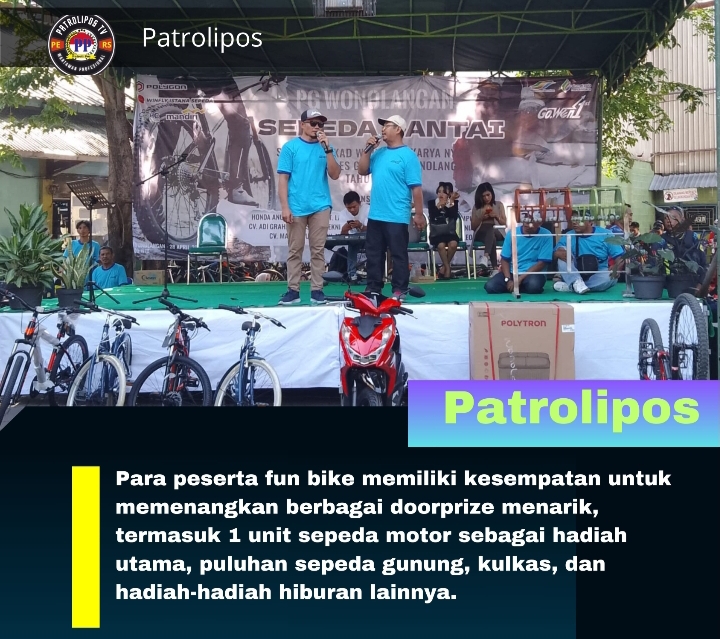 PG Wonolangan Gelar Fun Bike Dengan Doorprize Sepeda Motor
