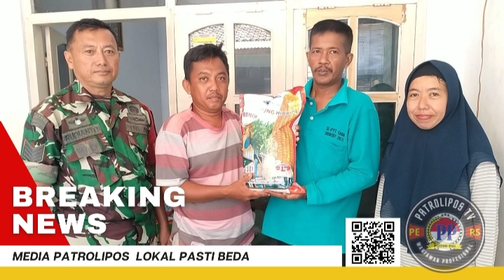 Koramil 0820/01 Kanigaran Meningkatkan Ketahanan Pangan Melalui Dukungan kepada Kelompok Tani 