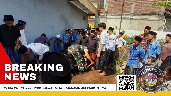 Peran Aktif Serda Kasmun Anggota Koramil 0820/06 Sumberasih Hadiri Pemakaman Almh Nyai Hj. Halimatus Sa’diyah