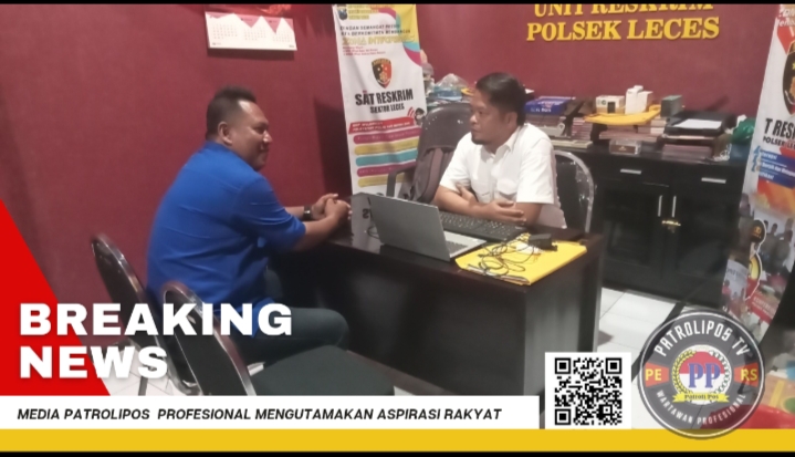 Silaturahmi Awak Media Patrolipos Ke Polsek Leces, Memperkuat Sinergi Dan Komunikasi
