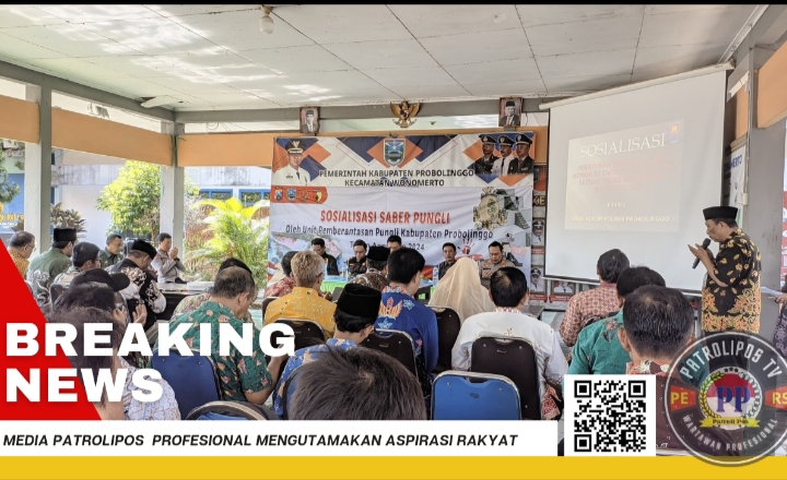 Koramil 0820/07 Wonomerto Ambil Bagian Dalam Sosialisasi Saber Pungli