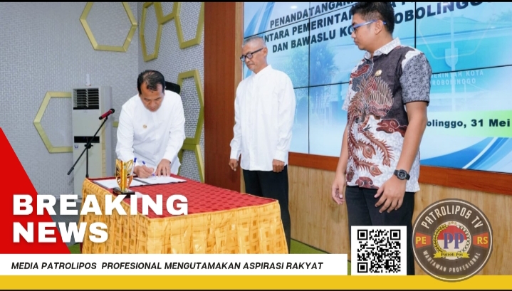 Pemkot Probolinggo Gelar Penandatanganan Adendum NPHD Dengan Bawaslu Kota Probolinggo