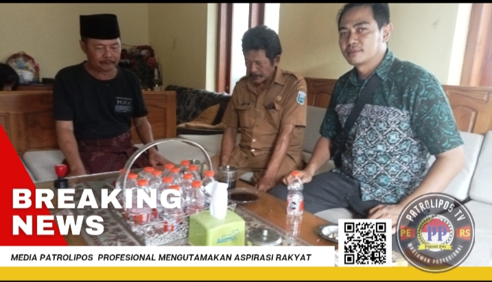 Silaturahmi Awak Media Di Rumah Kediaman Kepala Desa Sumberkedawung