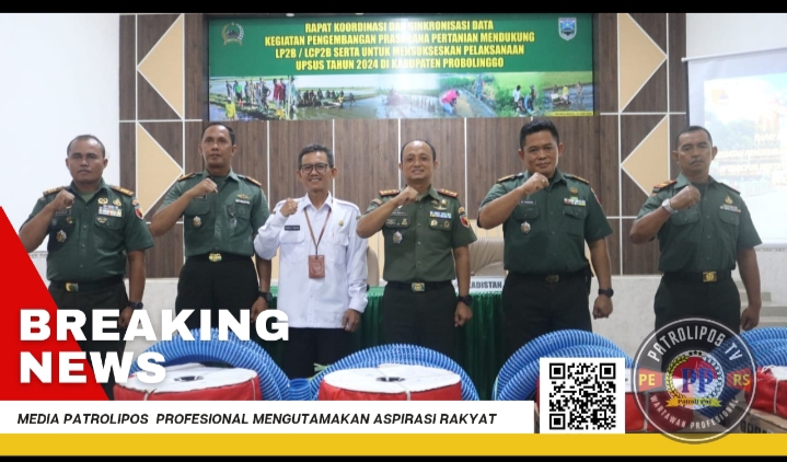 Kolaborasi Strategis Kodim 0820/Probolinggo Dan Dinas Pertanian Untuk Upsus 2024