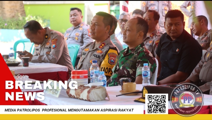 Kapolres Probolinggo Kota Hadiri Zoom Meeting Di Gereja Merah Persiapan Hari Bhayangkara ke-78