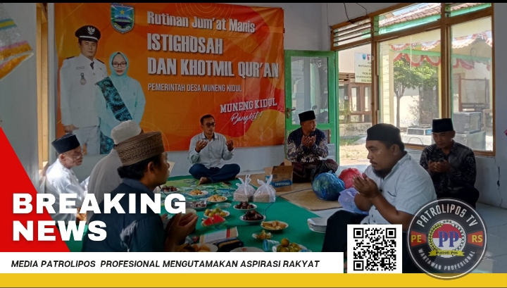 Inilah Penyampaian Kepala Desa Muneng Kidul Saat Gelar Khotmil Qur’an Di Kantor Desa 