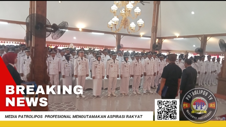 PJ Bupati Probolinggo Melantik Tambahan 2 Tahun Kepala Desa Se-Kabupaten Probolinggo