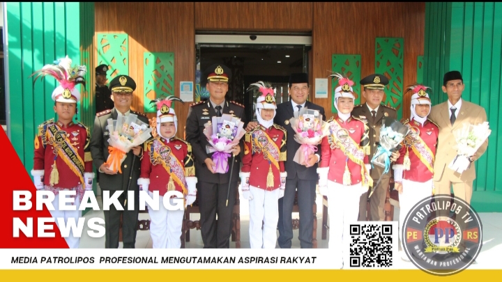 Dandim 0820/Probolinggo Hadiri Upacara Dan Tasyakuran HUT Bhayangkara Ke 78 Tahun 2024