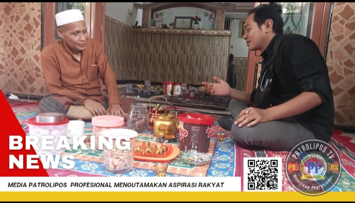 Kunjungan Media Brilian News Dan Media Patrolipos Ke Kepala Desa Jorongan, H. Ahmad Yani