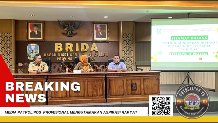 Kepala Dan Tim Asisten Laboratorium Administrasi Publik UPN Veteran Jatim Kunjungi BRIDA Provinsi Jatim