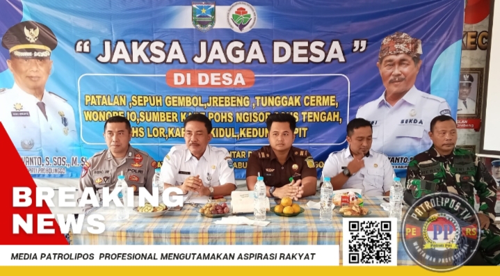 Kejaksaan Negeri Kabupaten Probolinggo Gelar Giat “Jaksa Jaga Desa” Di Kecamatan Wonomerto