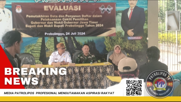 Koramil 0820/08 Sukapura Kawal Dan Dampingi Rapat Evaluasi Pemutakhiran Data Pilkada