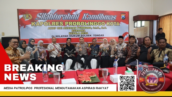 Apresiasi Dan Harapan Menjelang Pilkada 2024, Kapolres Probolinggo Kota Hadiri Silaturahmi Kamtibmas Di Kecamatan Tongas