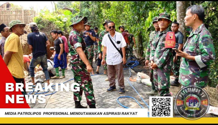 Dansatgas TMMD Ke-121 Kodim 0820/Probolinggo Letkol Arm Heri Budiasto Kunjungi Lokasi