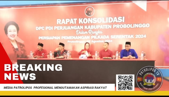 Rapat Konsolidasi DPC PDI Perjuangan Kabupaten Probolinggo: Persiapan Pemenangan Pilkada Serentak 2024