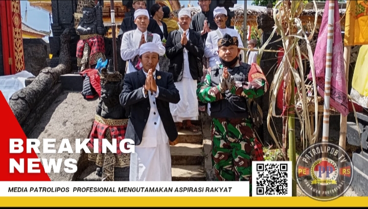 Koramil 0820/11 Sumber Kawal Dan Amankan Kegiatan Keagamaan Umat Hindu Tengger