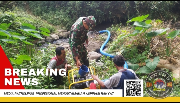 Peran Aktif Koramil 0820/21 Maron Dampingi Program Pipanisasi Dalam Rangka Gerakan Antisipasi Darurat Pangan Nasional 