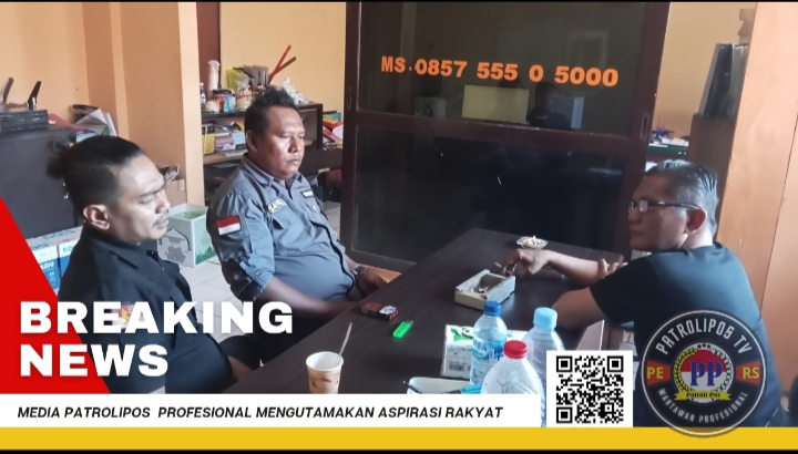 Awak Media Brilian News Dan Media Patrolipos Koordinasi Bersama Kasi Humas Polres Probolinggo Kota