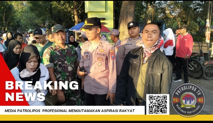 Koramil 0820/01 Kanigaran Kawal Dan Amankan Kegiatan Colour Run Dalam Peringatan HUT RI Ke 79