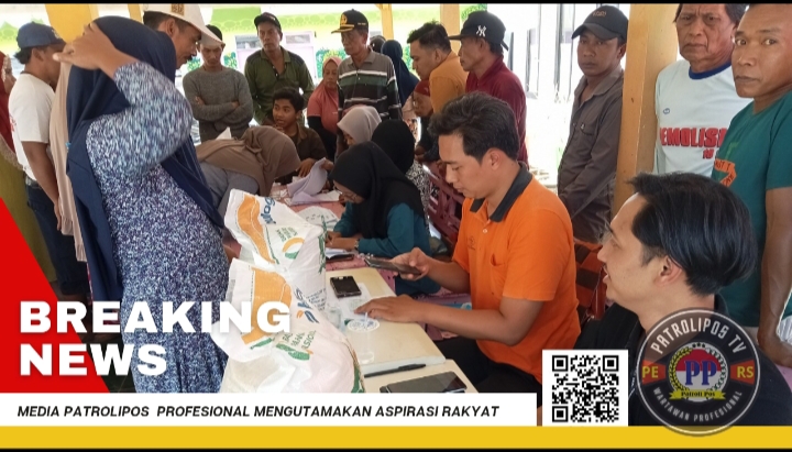 Desa Patalan Salurkan Bantuan Pangan Beras 10 Kg Untuk 466 KPM Tahap Ke-4