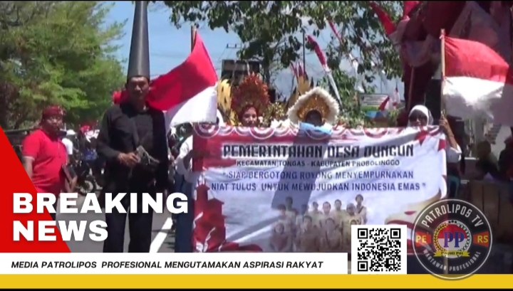 Peran Aktif Kades Dungun Ikuti Pawai Budaya Tingkat Kecamatan Dalam Rangka HUT RI Ke-79