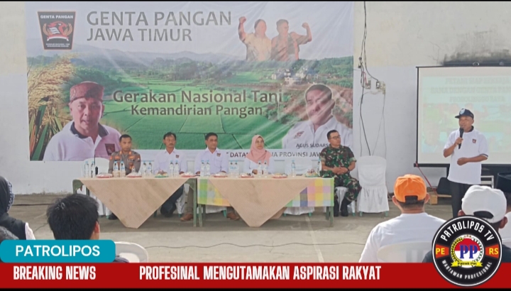 Koramil 0820/19 Gending Kawal Sosialisasi Program Genta Pangan 