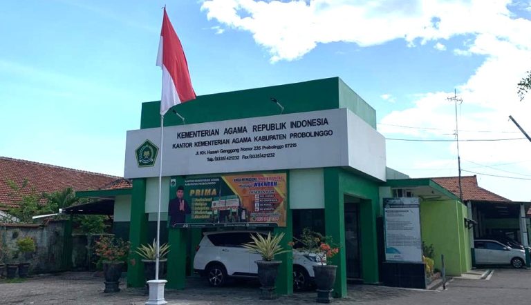 Kantor kemenag tampak depan
